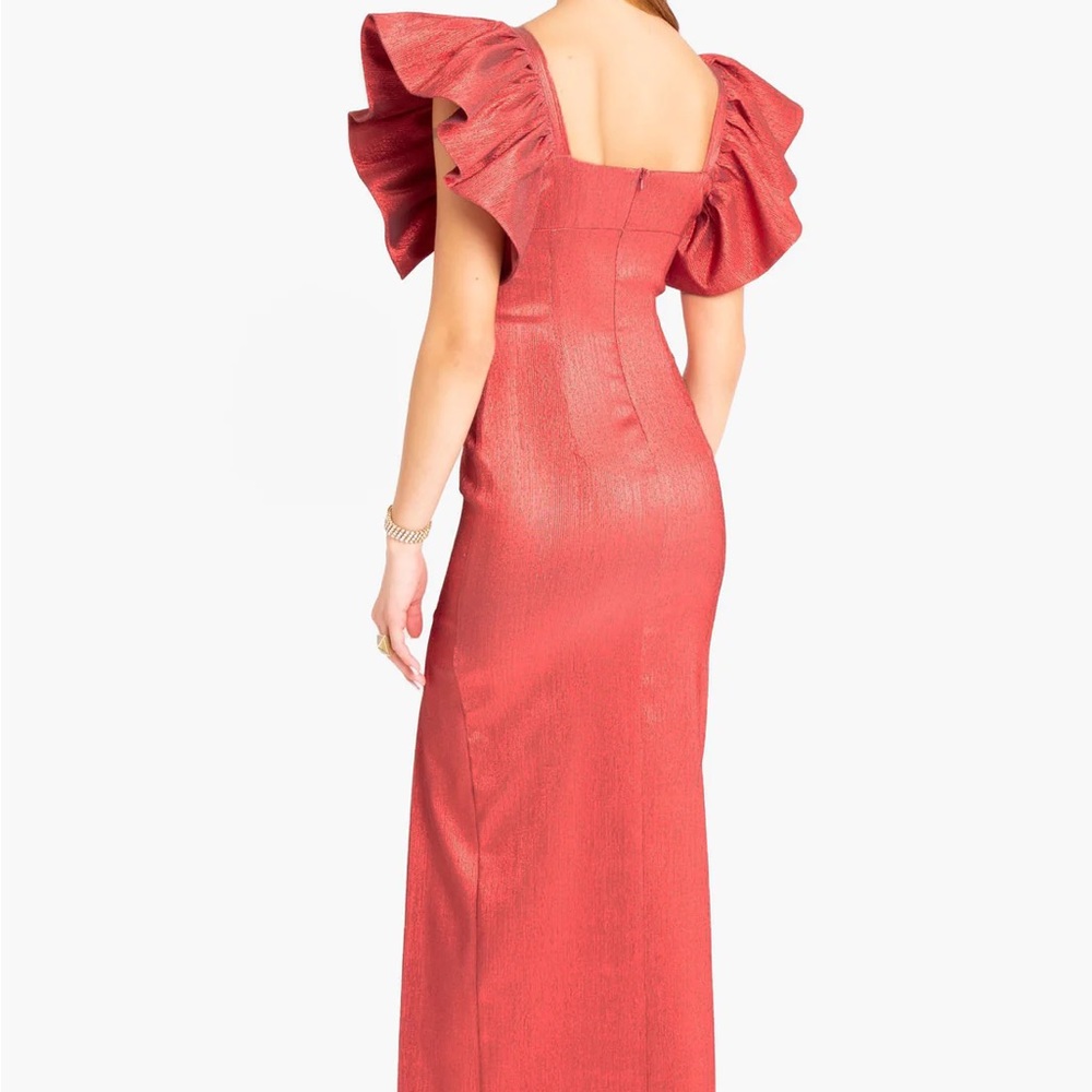 Black Halo Prince Gown in color Rose Glow - Picture 3 of 4